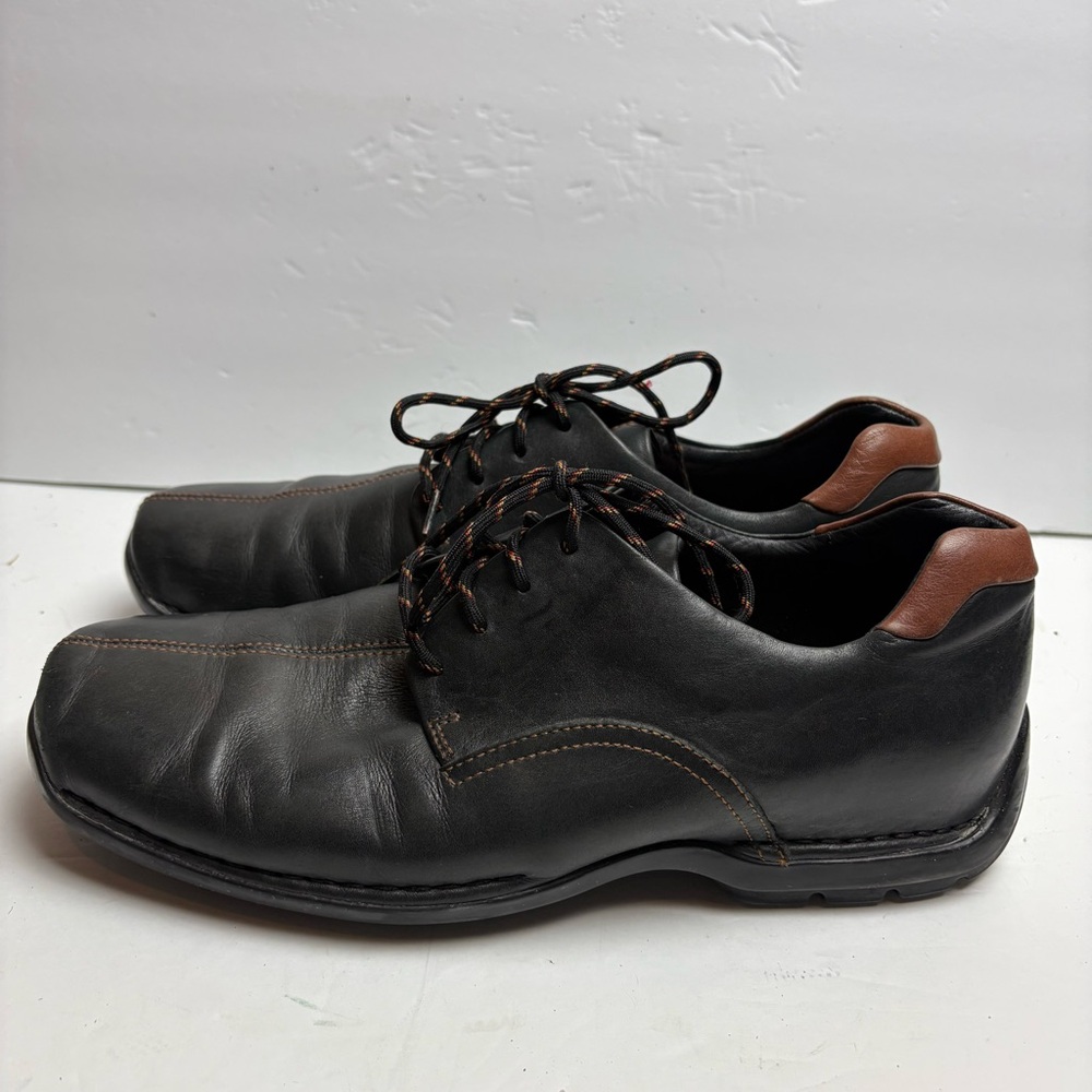 Cole Haan Zeno Lace II Casual Lace Up Oxford Black Brown Leather Mens size 11 M